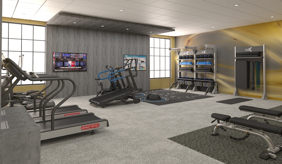 floorplan gym design balance functional training and cardio fitness equipment