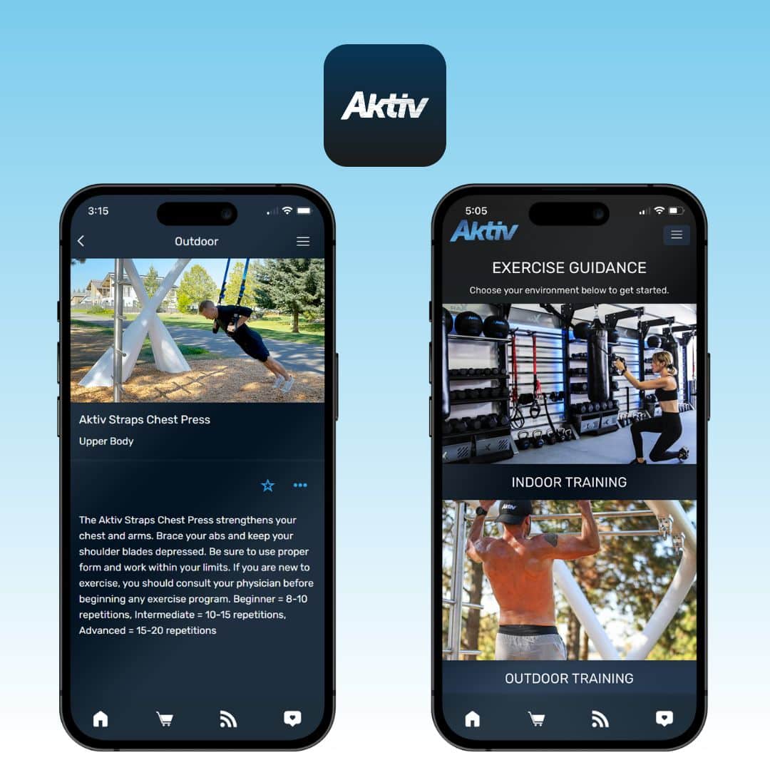 Omnichannel fitness free Aktiv mobile app