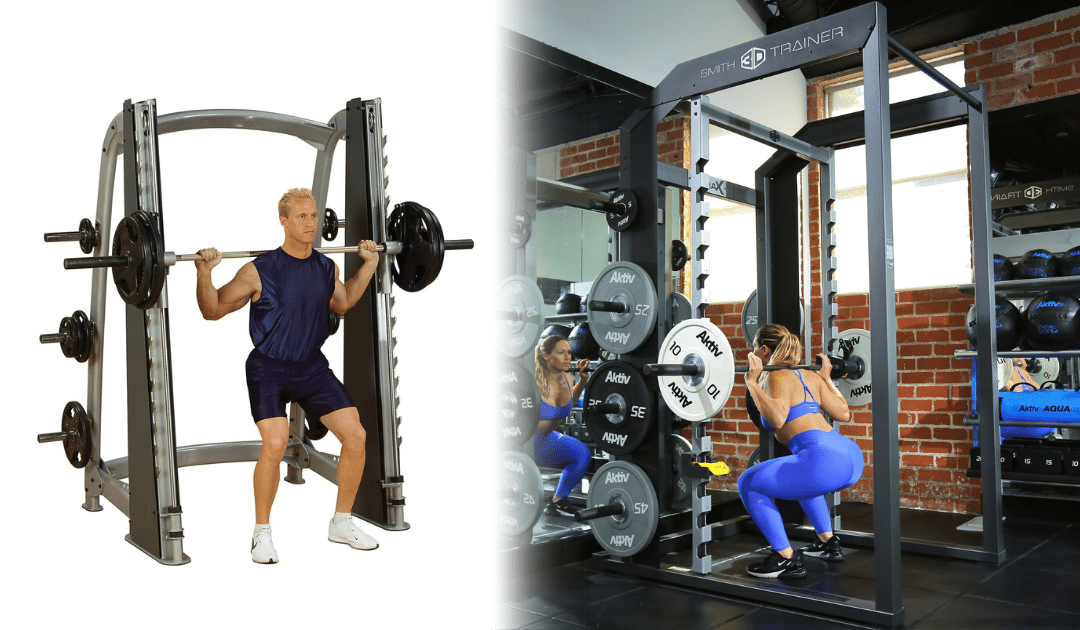 traditional smith machine compared to Smith 3D trainer by gym rax